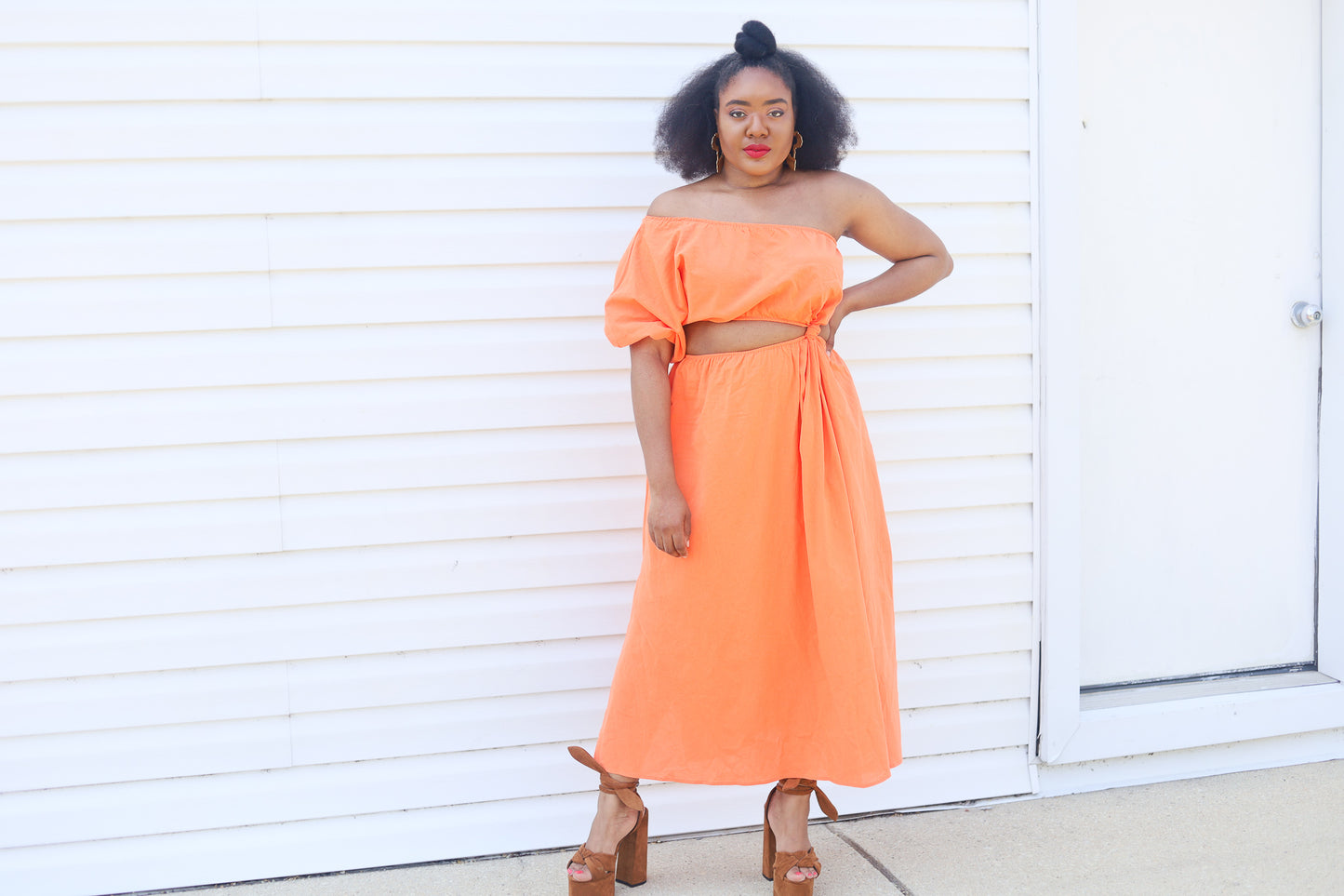 Orange Dream Dress (S-L)