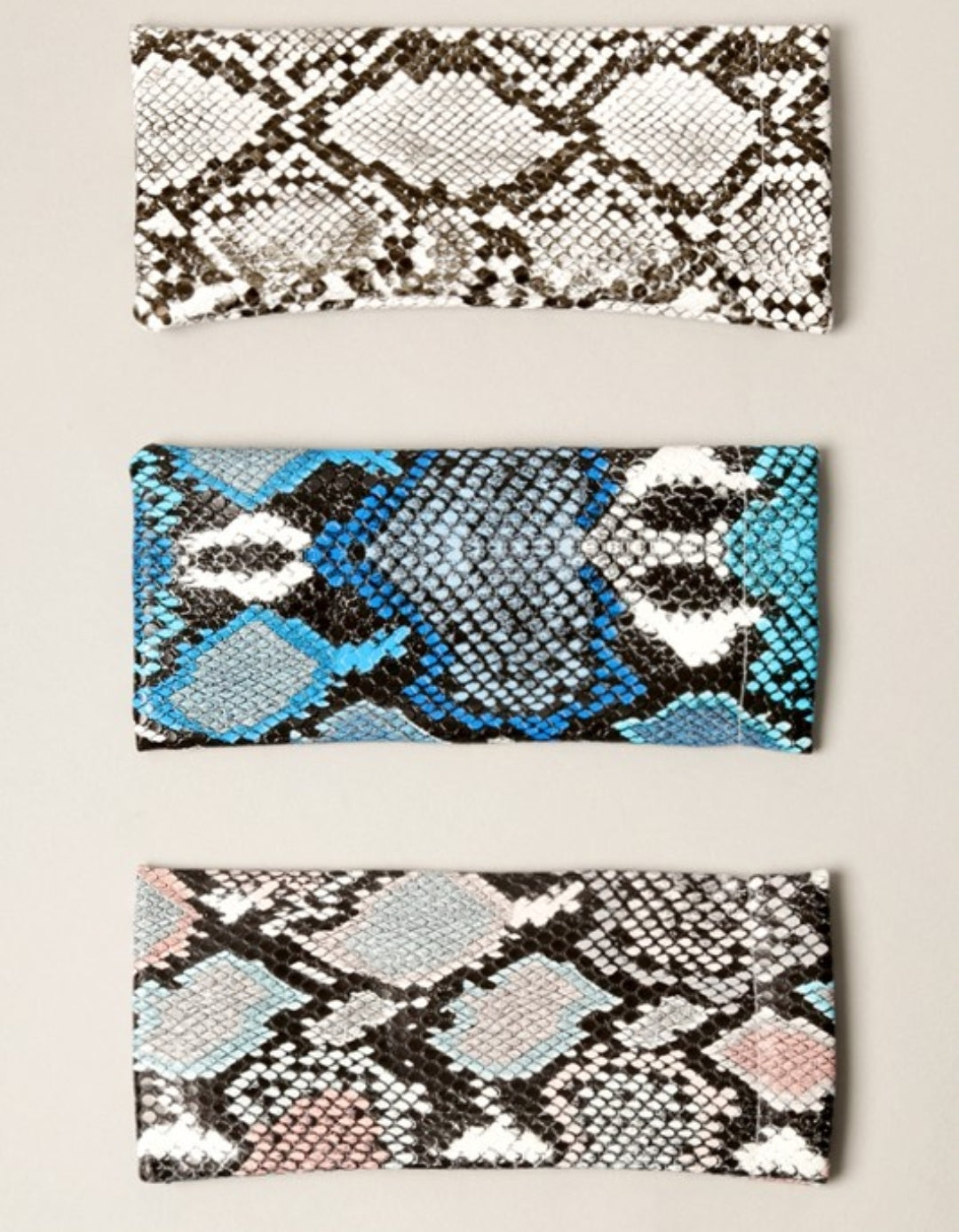 Snakeskin Sunglass Pouch